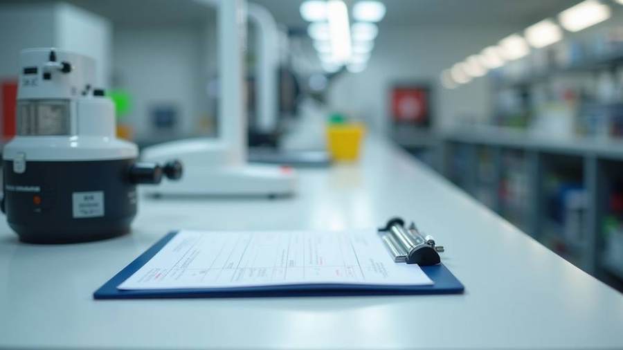 Laboratorion mittalaite ja kirjoitusalusta